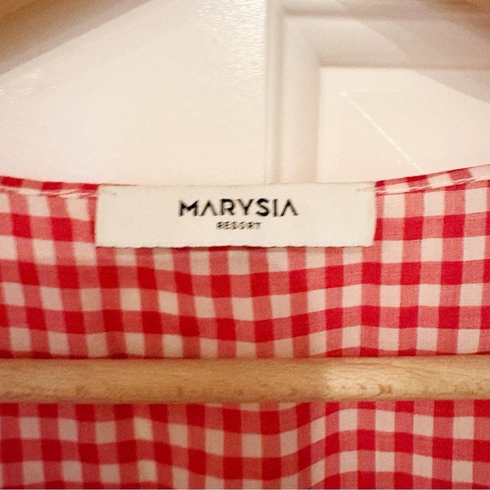 Marysia Resort Shelter Dress Gingham PrairieCore Cottagecore Size S Corset - Picture 9 of 10